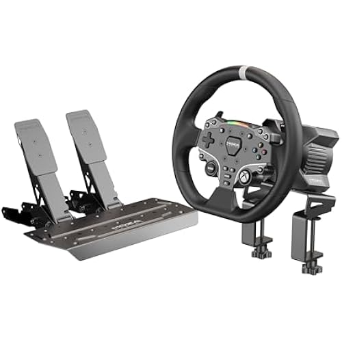 MOZA R3 Racing Wheel and Pedals Bundle Direct Drive Simulator Kit Xbox &PC