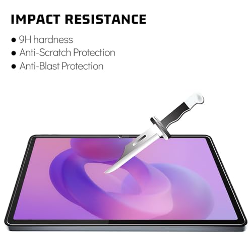 GOZOPO Screen Protector for Lenovo Idea Tab 11" 2025 / Tab M11 2024 Android Tablet 11 Inch, 9H Tempered Glass Film, Anti-Scratch, No Bubbles [2 Pack]