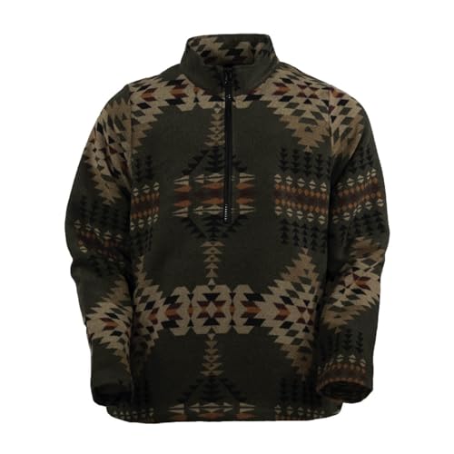 Outback Trading Company Men's 29933 Chase Henley Warm Lightweight Quarter