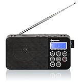CALIDAD DE SONIDO: Disfruta de una gran calidad de sonido gracias a su altavoz con una potencia de salida nominal RMS de 1W, PMPO 8W. Cuenta con toma de auriculares Ø 3.5mm Jack para que escuches tu programa favorito sin molestar a nadie.