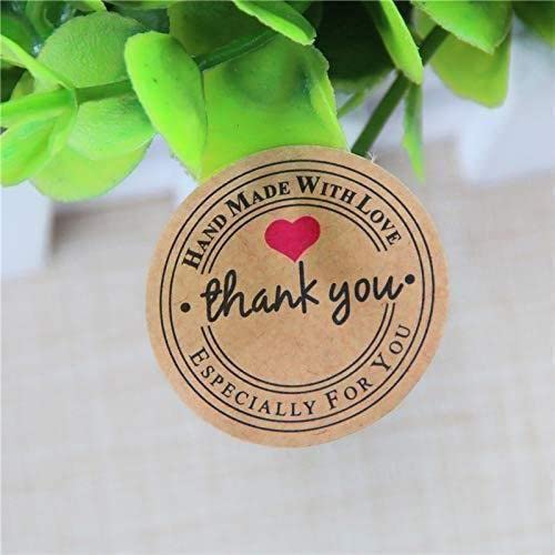 12Pcs Kraft Paper Seal Thank You Sticker With Red Heart Handmade Labels Sticker For Business Sticker Sealing Stationery Envelope Label Jars,Spice Jars,Spice Party Jars,Spice Sticker,Halloween Stickers,Jar Party Party Free Fluid Party Stickers,Muchas Chalkboard Library Wholesale Party Stickers,Round Identification Wholesale Party #TOP2