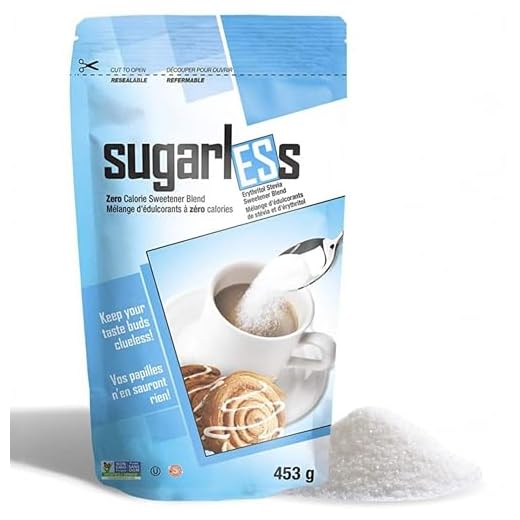 Health Garden Sugarless Erythritol and Stevia Blend Sweetener - All Natural - Non GMO - Kosher- Keto Friendly (1 lb)