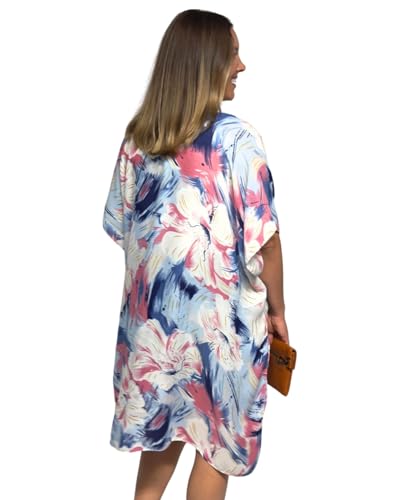 Image of Humble Hilo Womens Kimono Cardigan Sleeveless Lightweight Cover Up Casual & Flowy, 2 Sizes