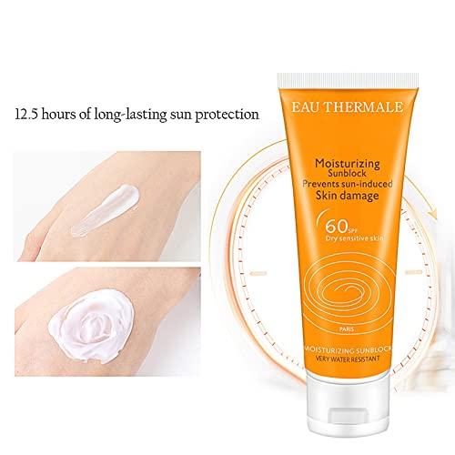 Summer Ready Sunscreen Uvprotection Sweat Moisturizing 80Ml Sunscreen 60 To The Skin Moisturizer For Ness（Orange) #TOP2
