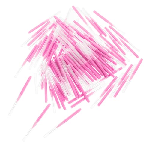 HIAKDOFT 100piezas Unidades Cepillos Interdentales Portátiles Para Limpieza Multiusos Duraderos y Seguros Para Higiene Oral Diaria