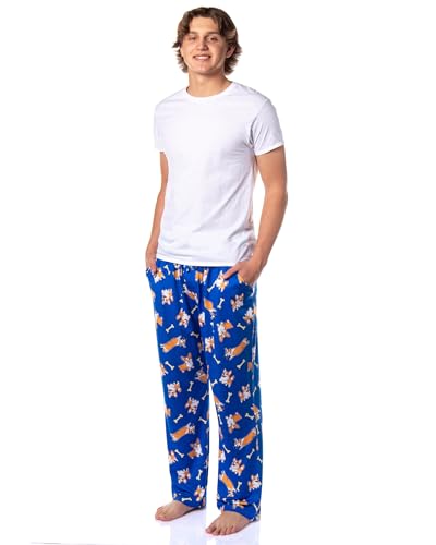 PJammy Men's Corgi Pajama Pants Corgi Dog Breed Fun Print Sleep Bottoms for Adults2