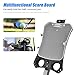 GYMAX Golf Cart, 2 Wheel Golf Push Cart with 9.5” Wear-Resistant Rubber Wheels, Elastic Strap & Scoreboard, Folding Lightweight Portable Golf Caddy Cart for Teens Adults