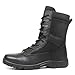 LUDEY Tactical Boots for Men Anti-Slip Comfortable Breathable Military Duty Combat Police Women’s Boots for Outdoor Trekking Walking Black 9.5US