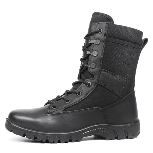 Image of Tactical Boots for Men Anti-Slip Comfortable Breathable Military Duty Combat Police Women's Boots for Outdoor Trekking Walking