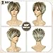 BECUS Short Blonde Wigs for White Women Pixie Cut Wig Pixie Layered Short Wigs for Older Women Synthetic Daily Halloween,Icy Ash Blonde (Small Head Friendly)