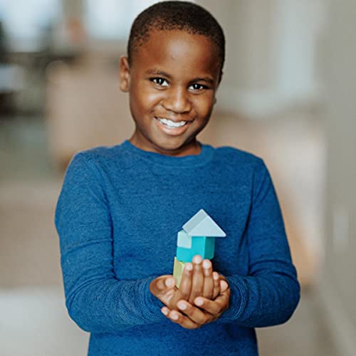 305463 – Gioco di letture 3D, giocattolo in legno da mettere e impilare, 19 mattoncini in legno, 10 biglietti per la riproduzione, giocattoli dai 3 anni in su - Lego - Immagine 4