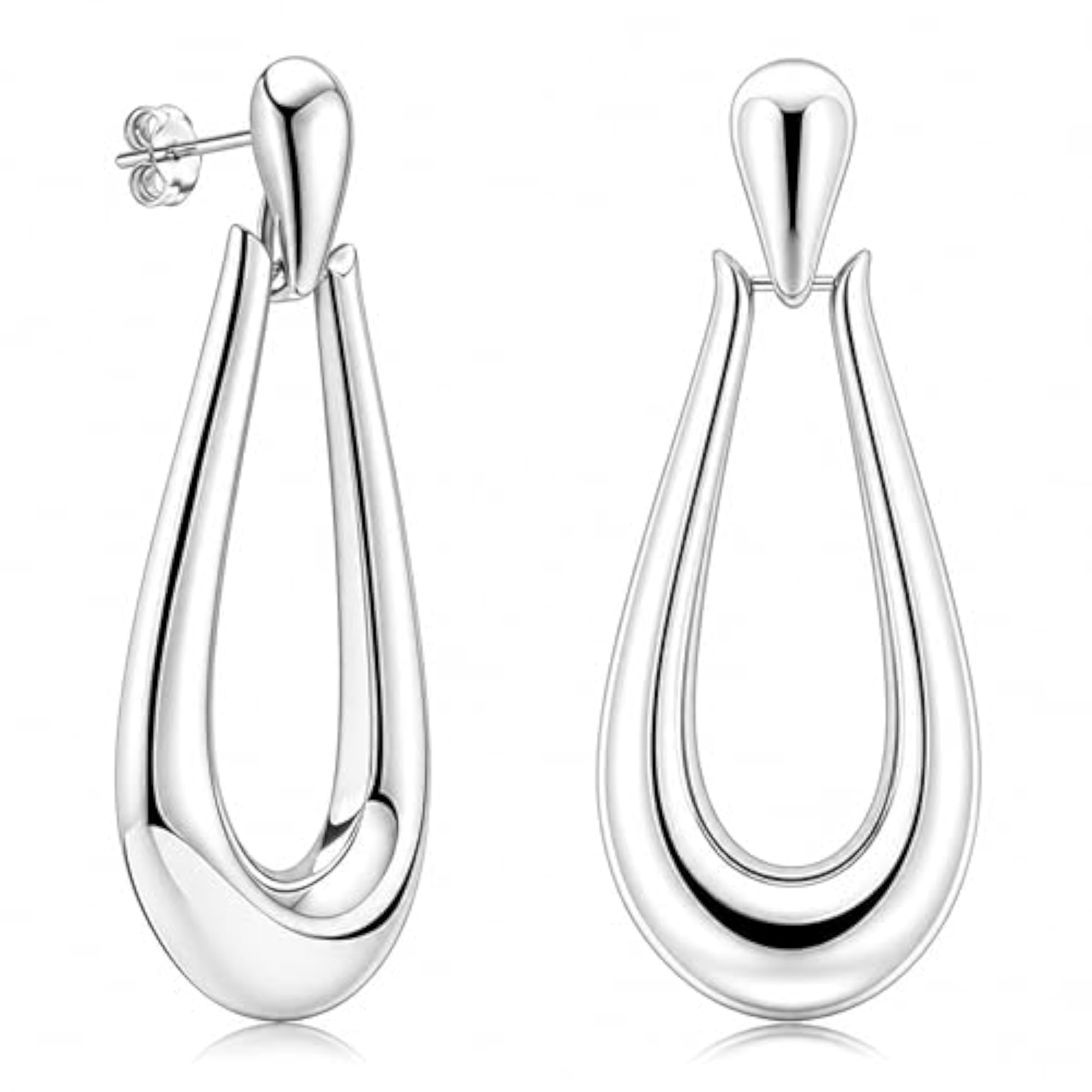 925 Sterling Silver Lissara Oval Drops for Women