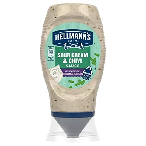 Hellmann's Sour Cream and Chive Squeezy Sauce 250ml Cover