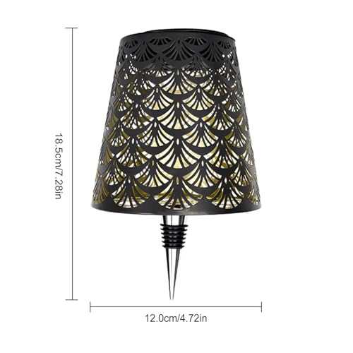 Lámpara ornamental de filigrana solar para decoración elegante 3