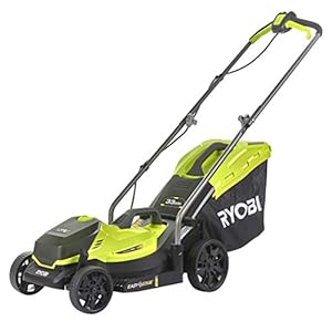 Ryobi Accugrasmaaier (maaibreedte 33 cm, maaihoogte verstelbaar, met 35 liter opvangzak, met accu + oplader) RLM18C33B25