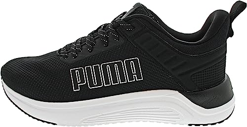 PUMA Softride Astro T, Zapatillas para Correr de Carretera Unisex Adulto, Negro/Blanco, 45 EU