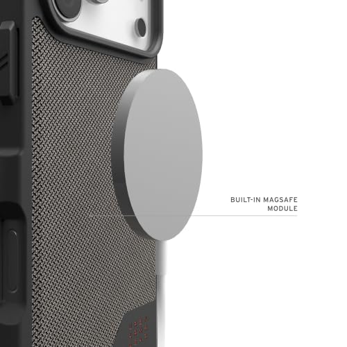 Image of Urban Armor Gear UAG Metropolis LT Magnetic LTD Compatible, Rugged Shockproof Anti-Slip Military Grade Protective Case /Cover Designed for iPhone 17 Pro Max - Ultra 200 Wolf Grey