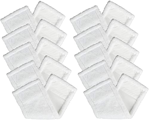 BELLANET Wischmopp Set Wischbezüge, 12x41 cm für alle gängigen 40cm Klapphalter, Profi Aufnehmer für Haushalt, Küche oder Bad 10 STK. weiß Cover
