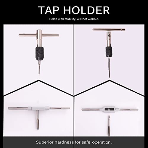 Omt Sae & Metric Tap And Die Set 80Pcs | Sae Thread Types: Nc, Nf, Npt | Tap Die Set Metric Sae Standard For Cutting External And Internal Threads #TOP4