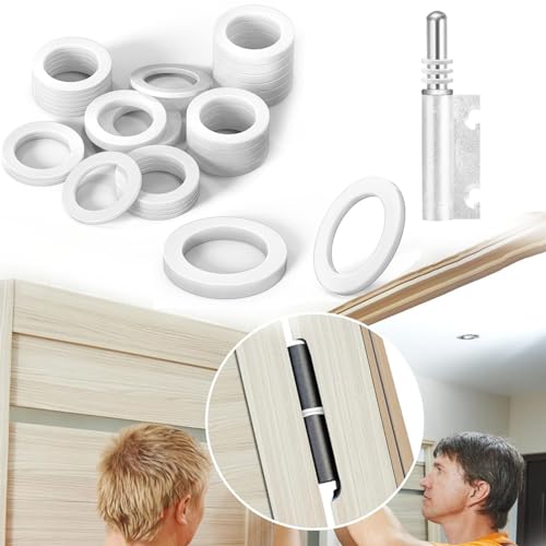 YIXISI Türscharnier Unterlegscheiben 50 Stück - Messing Ringe 10.2x15x1mm