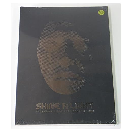 YG Entertainment G-Dragon Bigbang – 1 st live-konsert Dvd: Skina ett ljus [nytt omslag] 2 skivor + fotobok + extra gåva fototryck set