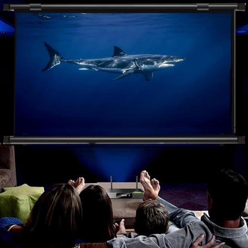 Pantalla manual retráctil para proyector 72 pulgadas 16:9