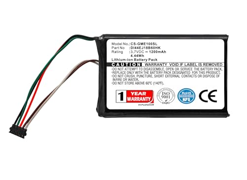 XSPLENDOR XPS Replacement Battery Compatible with Garmin 010-01161-00 Edge 1000 PN DI44EJ18B60HK