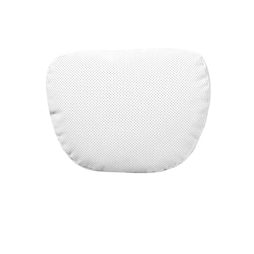 1個 車シート ヘッドレスト ネックピロー テスラ モデル Y/X/3/S 対応 頭部 腰椎 緩和 サポート ソフト 快適 メモリー クッション 保護カバー(White headrest)