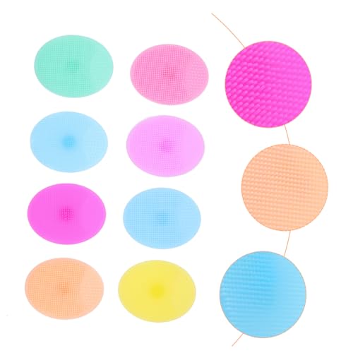 Balacoo 12Pcs Escova De Banho De Silicone Escova De Limpeza Esfoliante Facial Massagem Purificador D