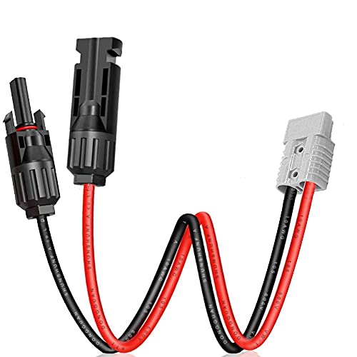 Adapterkabel Compatible with MC4 und Anderson Powerpole 50A Stecker Für Generatoren Mobile Stromversorgung Module...