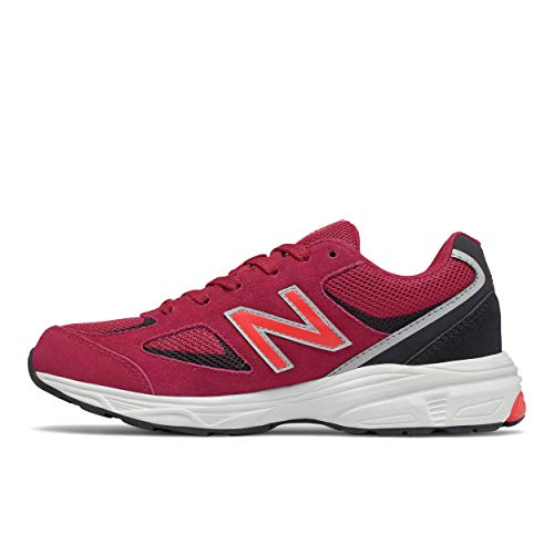 New Balance Kid's 888 V2 Lace-Up Running Shoe, Neo Crimson/Black, 5.5 Wide Toddler #TOP7