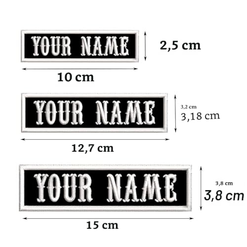 Miniatura 2 de Parche Personalizado, Parche De Nombre Personalizado, Etiqueta De Nombre, Insignia Bordada, Parches De Motociclista, Parches Tácticos, Chalecos, Chaquetas, Parches De Gancho Y Bucle O Planchado