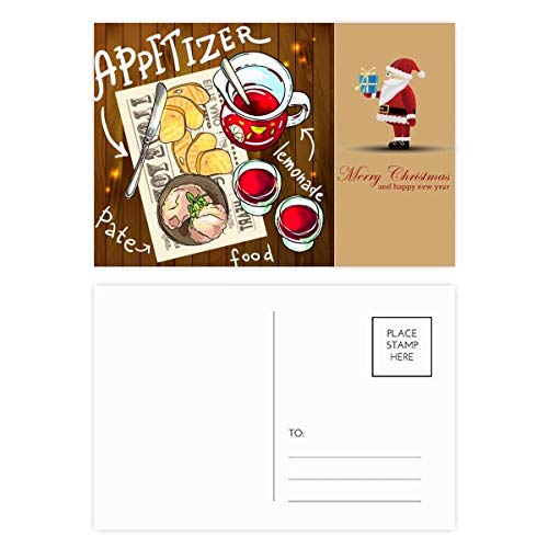 Cartes postales France Père Noël lot de 20 pour réussir vos invitations sans message banal