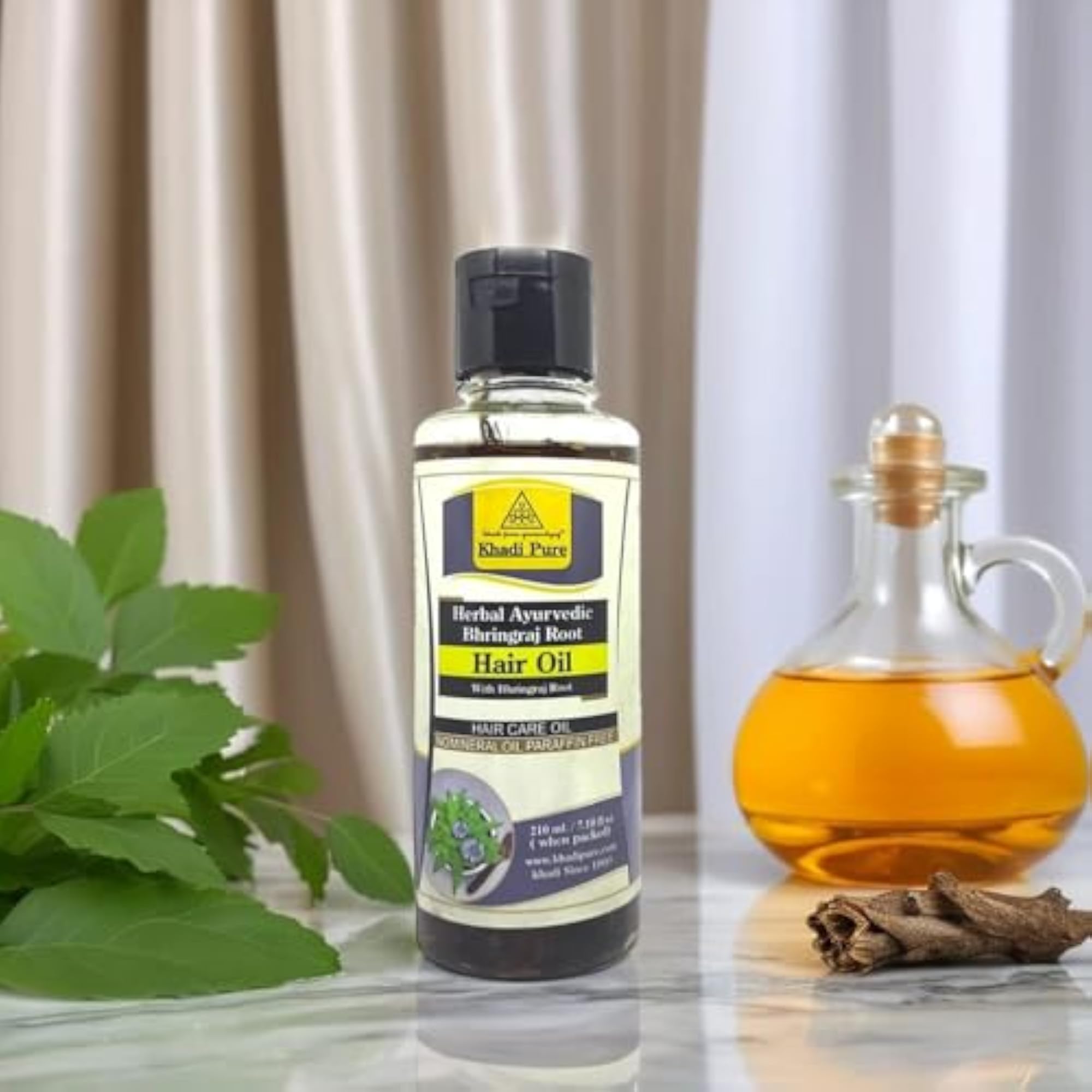 Herbal Ayurvedic Bhringraj Root Hair Oil, 210 ml