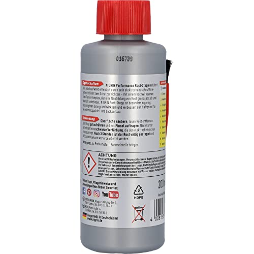 Nigrin Rost-Stopp 200 ml – Korrosionsschutzmittel für Metalloberflächen