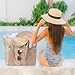 DEARBAG Bolso de Playa de Malla para Mujer Imagen de DEARBAG Bolso de Playa de Malla para Mujer