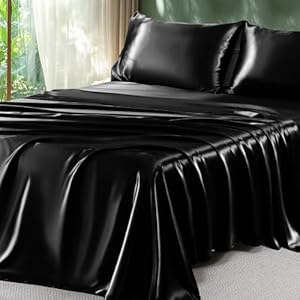 Sasttie Satin Sheets Queen Size ...