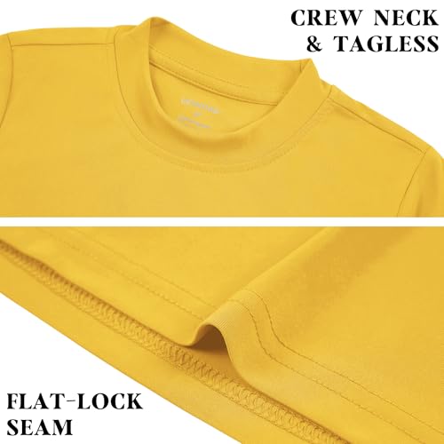 Image of LETAOTAO UPF 50+ Boys Neon Rash Guard Long Sleeve Swim Shirt