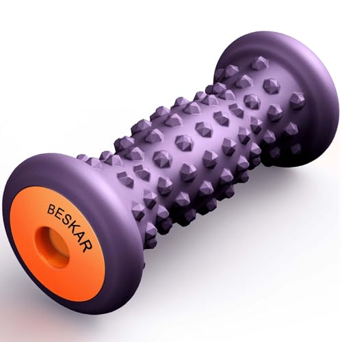 BESKAR Foot Massage Roller for Relief Plantar Fasciitis, Foot Reflexology
