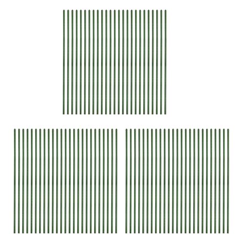 Uikdjgu 75 da Giardino nel Metallo con Rivestimento nel Plastica, Supporti per Piante Rampicanti per Pomodori, Cetrioli, Recinzioni, Fagioli, 40 cm