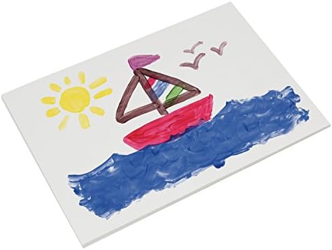 Prang (Formerly Art Street) Fingerpaint Paper, White, 11" x 16", 100 Sheets