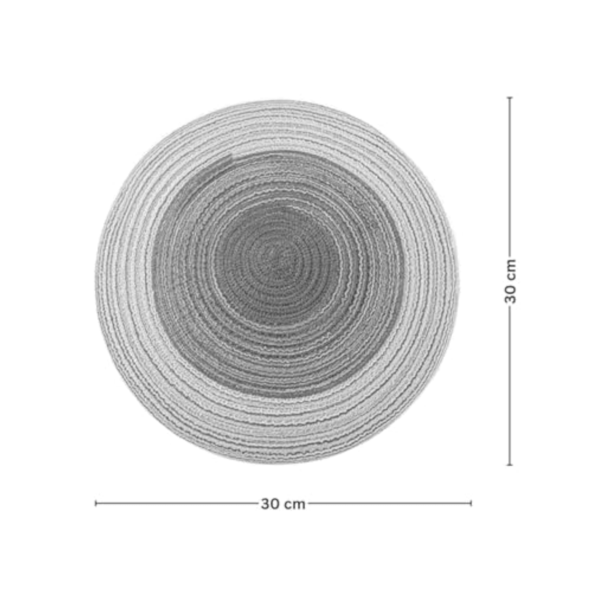 Round Braided Placemats Set