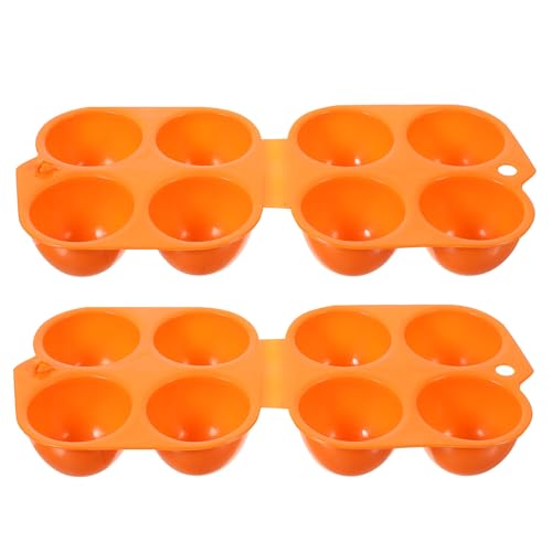 Organizador de huevos para nevera de 2 piezas con multi ranuras de plástico