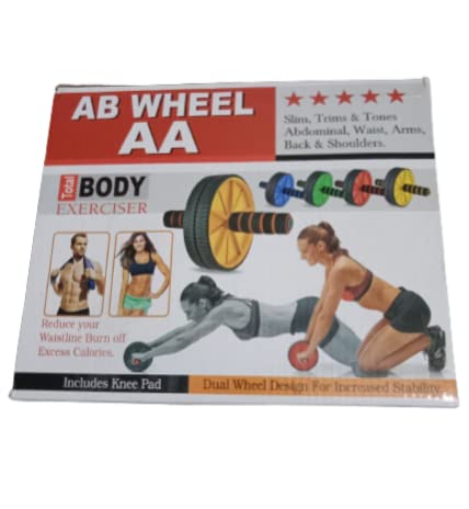 AB ROLLER Exercise Equipment, Wheel WIth Knee Mat for Home Gym, Machine Workout, Fitness, Exercise, Muscle Growth & Physical Therapy for Men & Women-image-24
