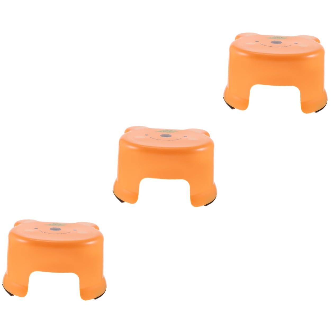 Tabouret de sécurité enfant et repose-pieds antidérapant pour lavabo et toilette, lot de 3