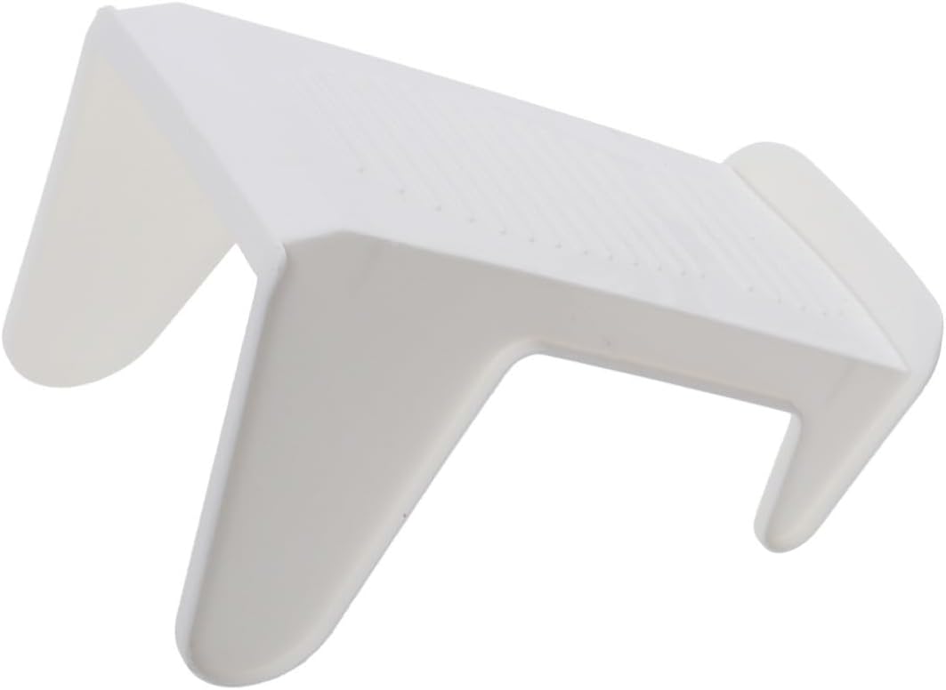Double Layer Shoe Rack Holder, Integrated White PP Space Saving Organizer