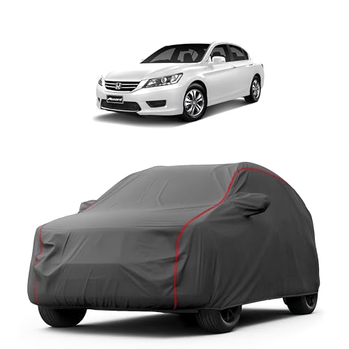 Image of Heavy-Duty Car Cover for Compatible with Honda Accord (2001 to 2025 All Models) Deluxe Car Protection Cover - Waterproof & UV-Resistant All-Season Exterior Protection