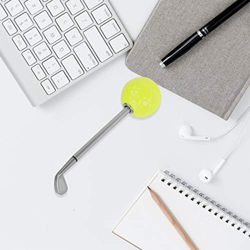 ABOOFAN Caneta de clube de golfe 2PCS Caneta esferográfica criativa Caneta esferográfica de golfe pa