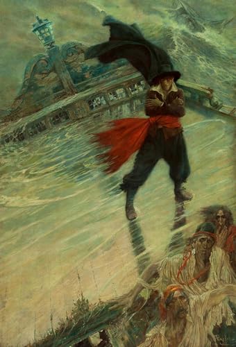 Affiche le Flying Dutchman Toile Howard Pyle Décoration Salon