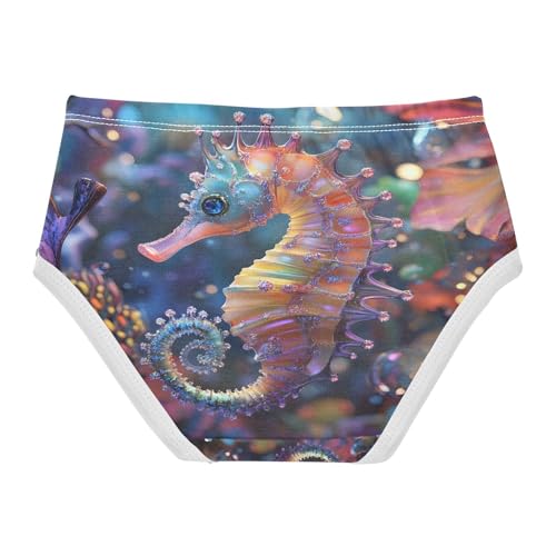 Olorful Seahorse Underwater Toddler Girls's Underwear 2T 202b87222